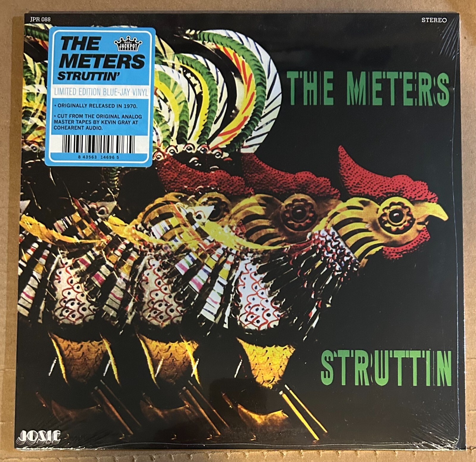 LP:  THE METERS - Struttin'   Ltd BLUE VINYL NEW SEALED REISSUE