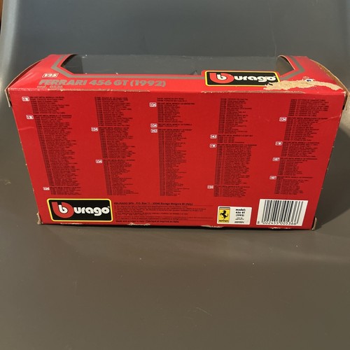 Bburago Ferrari 1:25 Blue FERRARI 456GT 1992 cod. 0536 Metallic in Box - Picture 6 of 7