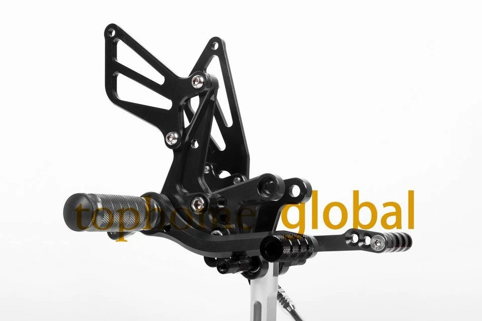 Juego de estriberas traseras CNC negras para Suzuki GSXR 1000/600/750 2001-2004 Foto 3 de 4