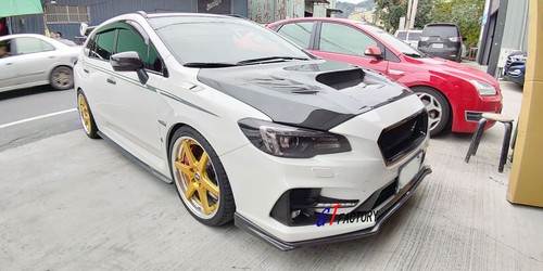STI STYLE CARBON FRONT LIP SPOILER FOR SUBARU LEVORG VM4 VMG STI ONLY - Picture 4 of 5