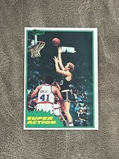 1981 Topps Larry Bird Super Action #101 NM-MT HOF Celtics Legend 2nd Year!