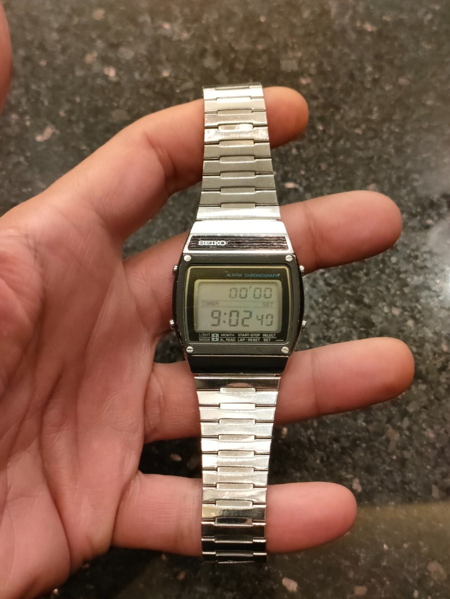 1980s Vintage Seiko A359-4010 Alarm Chronograph Digital | eBay