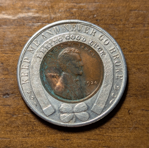 1924 McKeesport, Pennsylvania PA The Peoples Bank Cent Penny Token - Imagen 4 de 4