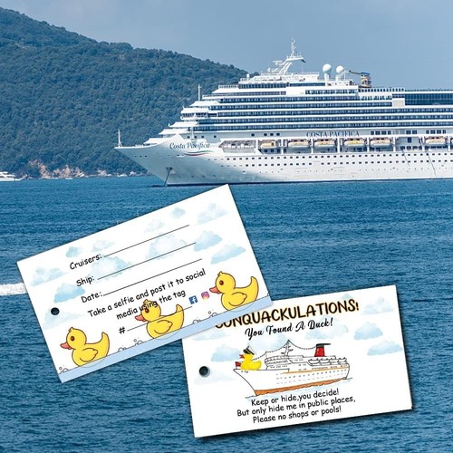 Ducks Tag, Duck Duck Tags, Ducking Game Card, Cruising Tags,50 Pack Duck Tags... - Picture 6 of 6