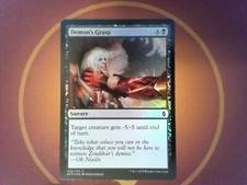 Foil Demon's Grasp - Battle for Zendikar - Magic the Gathering 