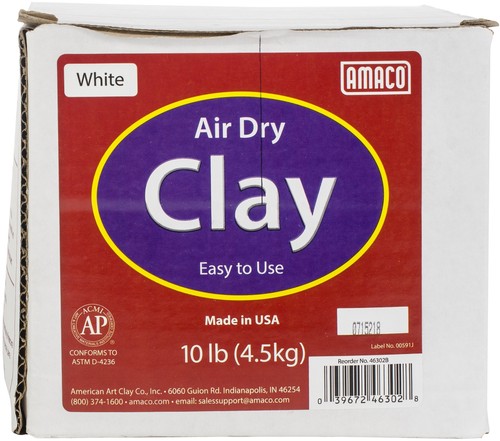 Air-Dry Modeling Clay 10lb-White (Pack of 2) - Bild 1 von 3