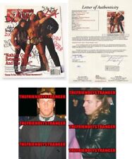 SHAWN MICHAELS, TRIPLE H, CHYNA signed DX "RAW" WWF Magazine wwe JSA LOA Rare SHAWN MICHAELS, TRIPLE H, CHYNA signed DX "RAW" WWF Magazine wwe JSA LOA Rare