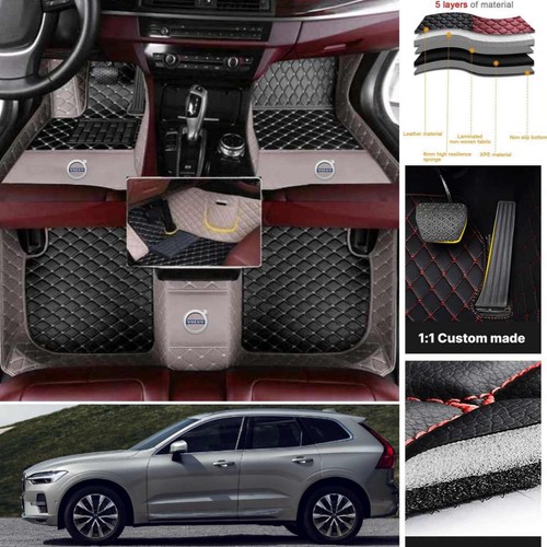 For Fit Volvo Car Floor Mats Carpet Waterproof Pu Leather All Series Custom Auto - Picture 10 of 32