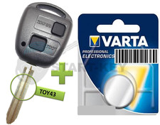 Toyota chiave alloggiamento batteria Auris Yaris Corolla Avensis Celica Toy 43