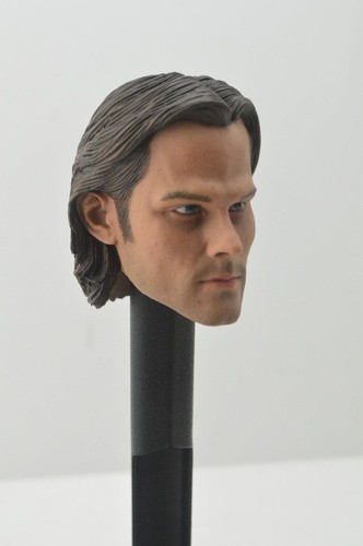 Custom 1/6 Sam Winchester Head Scuplt for 12“ Hot Toys Phicen COO WB Male Figure - Picture 6 of 13