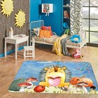 3D Hedgehog Pumpkin ZHUA124 Game Non Slip Rug Mat Photo Carpet Uta Naumann Zoe