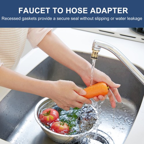 Adattatore rubinetto cucina lavello portatile connettore lavastoviglie tubo - Foto 9 di 10