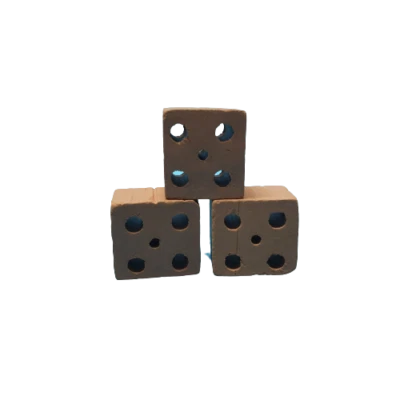 Miniatur-Ziegelsteine (klein) 3 Stück // Höhle Versteck für Garnelen Pflanzen