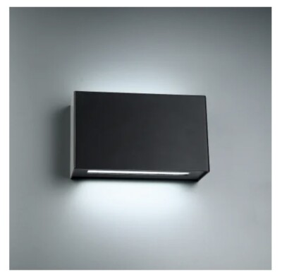 WAC Lighting OUTDOOR INDOOR WS-25612-WT Blok 1-Light 7'' T Integrated LED Sconce