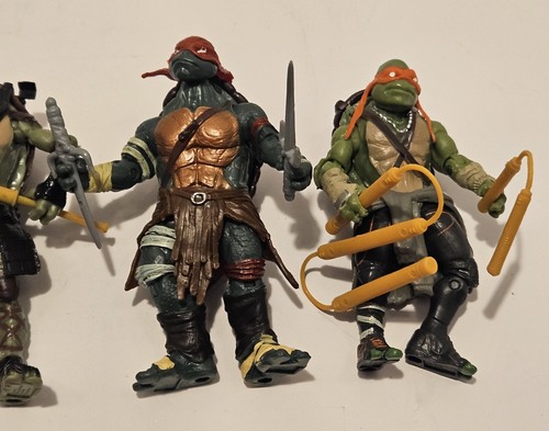 Teenage Mutant Ninja Turtles 2014 - 5" Lot of 4 Playmates Action Figures New - Bild 4 von 8