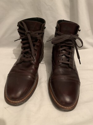 Thursday Boot Co Captain Lace-Up Boots in Brown Leather  display picture 2
