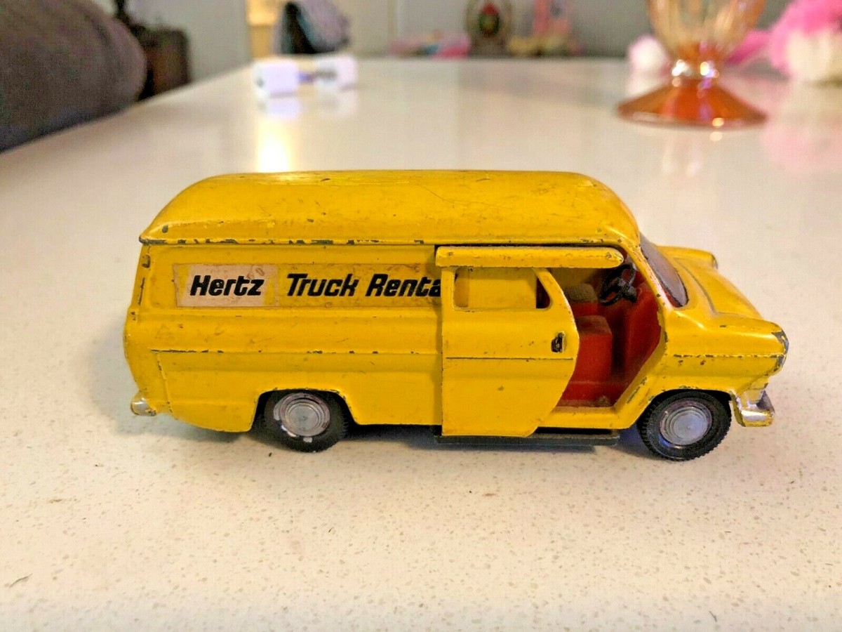 Dinky - レアヴィンテージDINKY TOYS FORD HERTZ　TRANSITVAN Vintage Dinky Toys #407 Ford 'HERTZ' Transit Van by Meccano