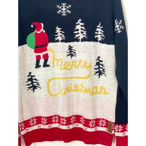 Tipsy Elves Merry Christmas Men's Crewneck Sweater Size Large - yellow snow k16 - Picture 8 of 15