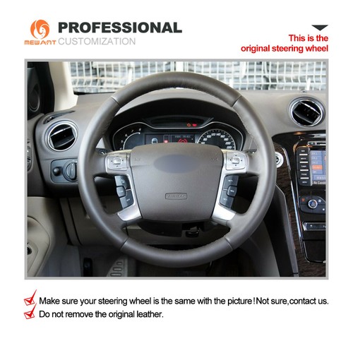 Alloggiamento Chiave Auto 3 Pulsanti Per Ford Mondeo Galaxy S-MAX Focus Eco Sport – Nero