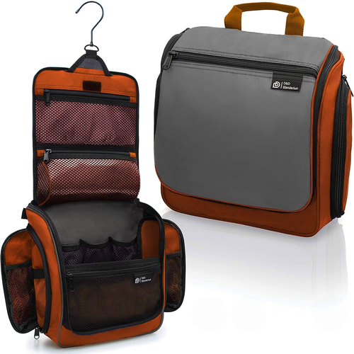 D&D Hanging Travel Toiletry Bag for Men and Women – Large Cosmetics, Makeup and - Picture 10 of 12