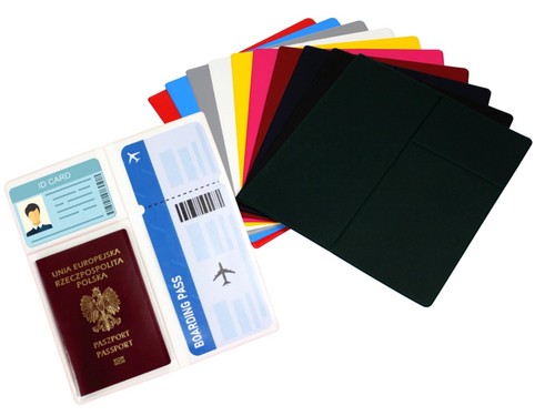 Portafoglio documenti di viaggio all-in-one: passaporto, biglietti, documenti d'identità e biglietti da visita - Foto 66 di 66
