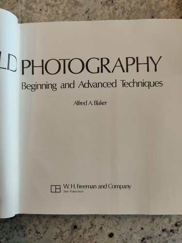 Field Photography; Alfred Blaker; Beg. & Adv. Techniques+ Field Use Data; 1976; - Picture 8 of 19