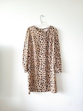 Merona animal print shift dress, medium