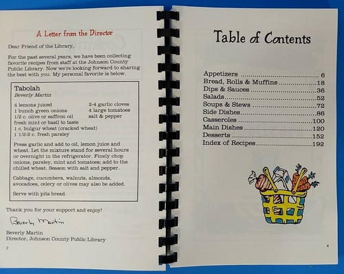 Cooking With Friends A Collection Of Recipes Spiral Bound 196 pgs - Imagen 3 de 5