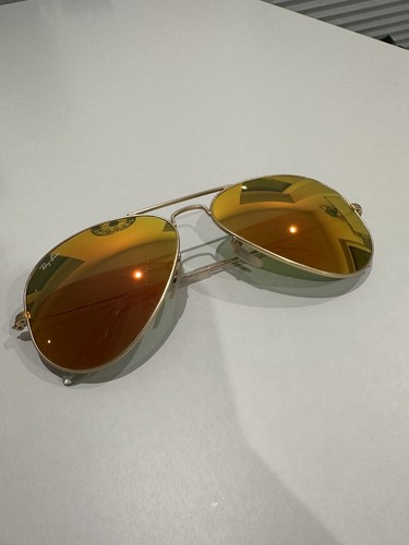 Ray Ban Sonnenbrille Aviator Rot/Gold - Bild 7 von 11