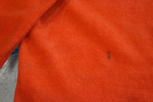 Vintage Nautica Competition Sweatshirt Medium Orange Crew Neck Fleece Spell Out - Picture 7 of 12