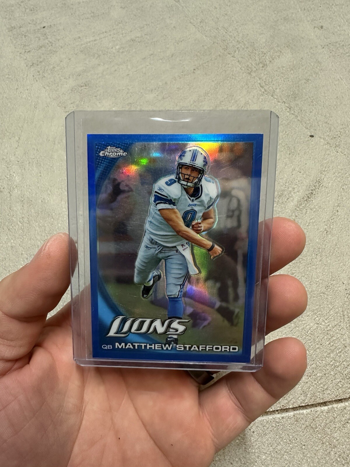 2010 Topps Chrome - Blue Refractor #C33 Matthew Stafford /199