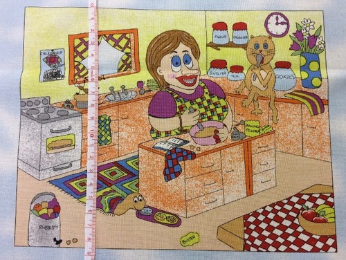 Nutex - Panel de edredón Queenie The Muddlehead - Tela 100% algodón - Imagen 12 de 12