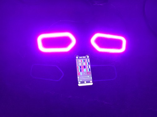 X 2RGB Halo Ring for LED Headlight Sportsman Polaris 2017+ 450 500 570 800 1000 - Picture 12 of 13