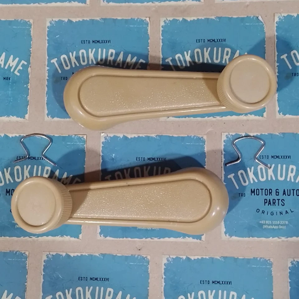 Manivela de ventana con manivela de puerta marrón para camioneta Toyota Hilux RN20 RN25 RN30 RN50 RN55 Foto 3 de 4