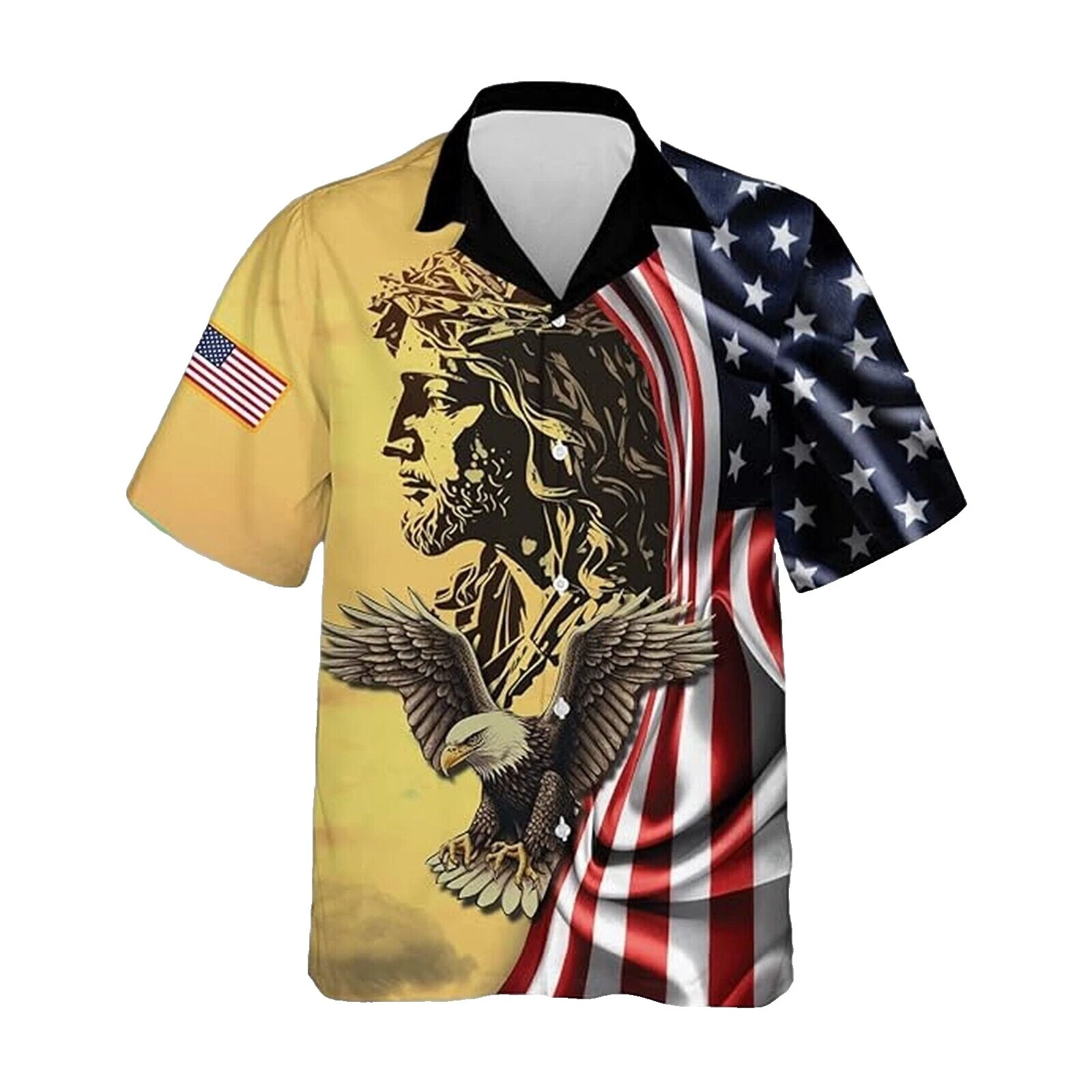 Hawaiian Poliéster Hawaiian Informal Con Botones camisas para hombres