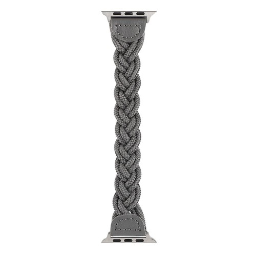 Long Life Braided Stretchy Nylon Watch Band 5.12in/130mm for Apple Watch SE 44mm - Picture 10 of 12