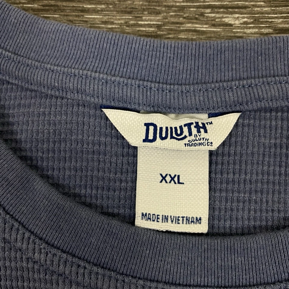 Camisa Top Térmica Duluth Trading Co Burly Para Mujer Talla 2XL Azul Manga Larga Crew Foto 4 de 4