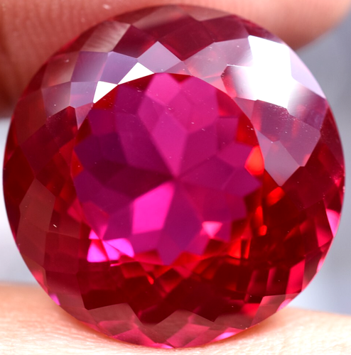 Extremely Rare & Natural 31.35 Ct SUNRISE RUBY GGL Certified Loose Gemstone - Imagen 5 de 18