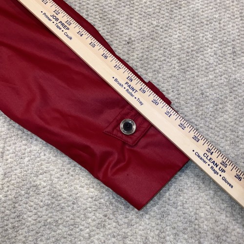 Vintage London Fog Button Up Trench Coat Red Women Size 14 Regular (Made In USA) - Picture 3 of 11