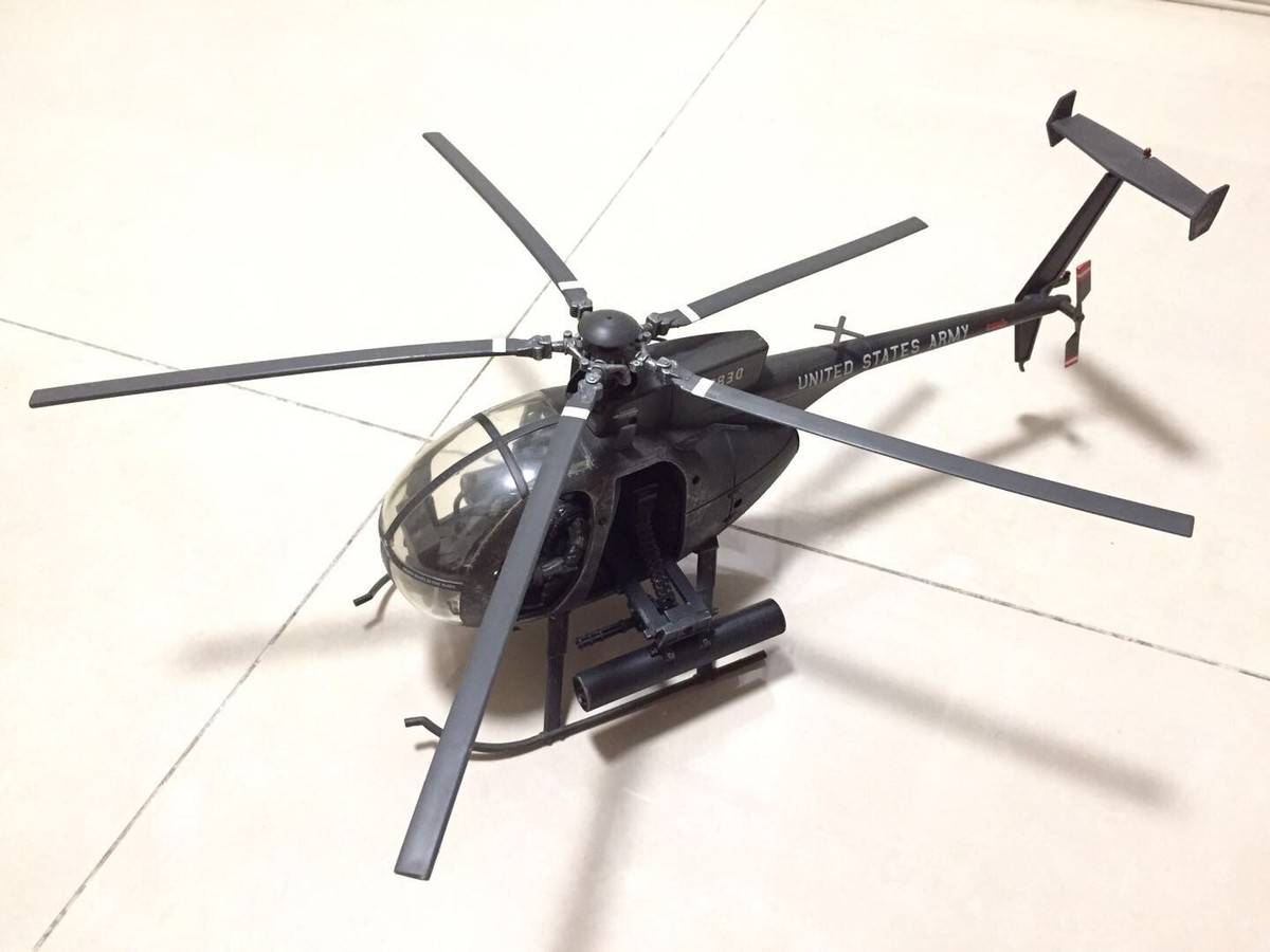 Custom kit 1:18 BBI Elite Force AH6 LittleBird Armament
