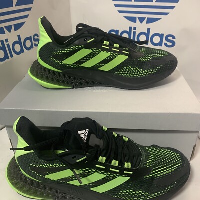 Adidas 4DFWD Pulse 9 UK BNIB BNWT Black Green Trainer Runner 4D Q46451 |  eBay