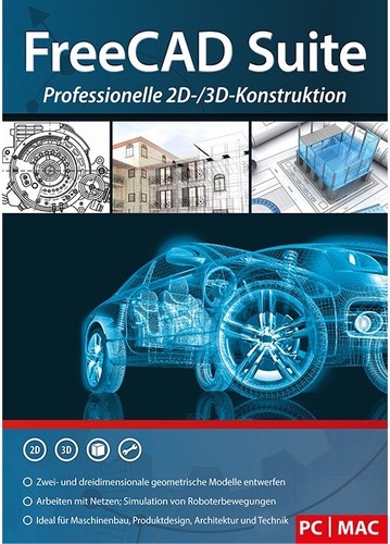 FreeCAD Suite + PDF Handbuch "FreeCAD Einstieg und Praxis" - PC Downloadversion - Bild 10 von 11