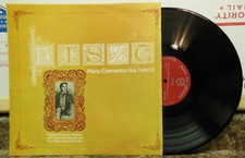 IMPORT LISZT "Piano Concertos 1 2" LP Record. VG . UK PRESS