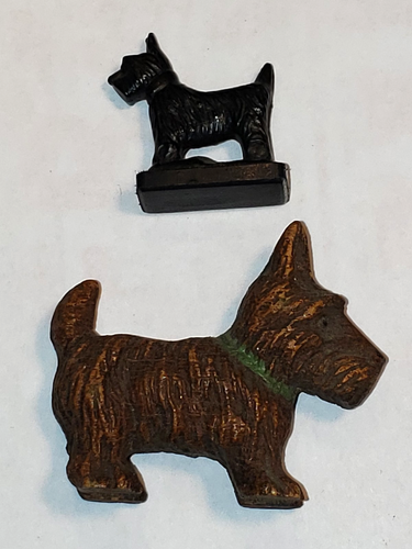 Vintage Miniature Scottish Terrier Scotty Dogs Figurines Mixed Materials 13 - Picture 11 of 11