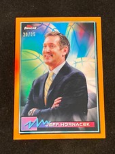 Jeff Hornacek Orange Refractor 20/25 2021 Topps Finest Basketball