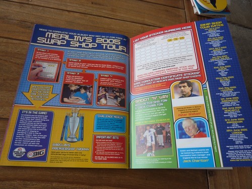 Merlin Premier League 05 Empty Football Sticker Album - 2005 - VGC! Unused Album - Picture 24 of 24