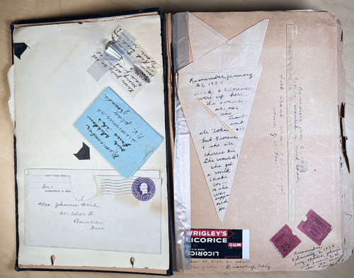 1934 Brawley California foto album biglietti stub etichette regalo involucri gomma altro - Foto 3 di 18