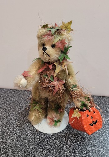 RARE Pat Lyons Free Spirit Mohair HALLOWEEN Teddy Bear ARTIST ONE OF A KIND 1/1 - Picture 12 of 13