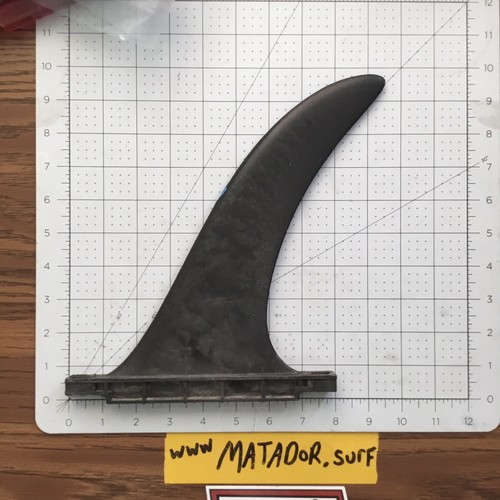 After Market Bahne VARISET Surfboard Finne 9" Originalform, gebrauchsfertig, schwarz