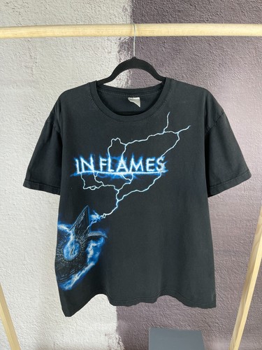 In Flames vintage y2k Stedman big logo tee shirt - Picture 2 of 7